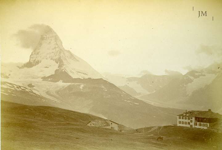 Riffelberg and Matterhorn in cloud